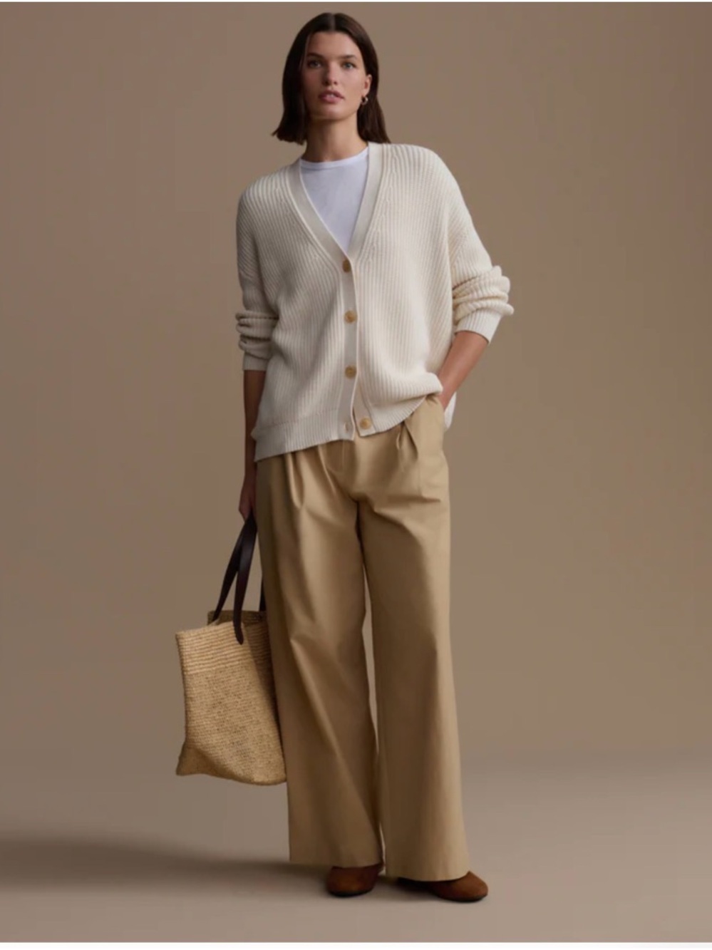 Jenni Kayne cotton cocoon sweater size Small *read notes